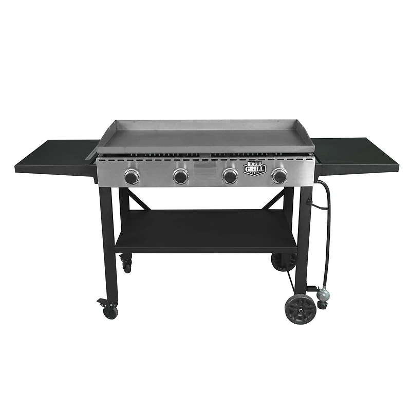 Expert Grill 4 Burner Propane Gas Flat Top Griddle Grill, Black, GGC2342W-C