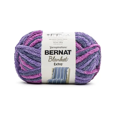 Bernat® Fil Couverture Extra™, Polyester #7 Jumbo, 10,5oz/300g, 97 Yards Fil câlin de style chenille