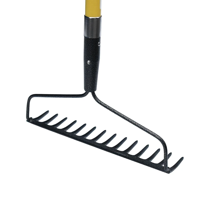 Alterra Fiberglass Long Handle 14-tine Bow Rake