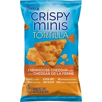 Quaker Crispy Minis Croustilles de Riz Cheddar fermier 100g