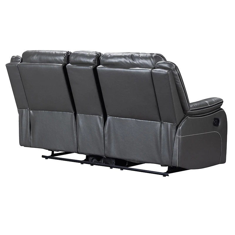 Causeuse motorisée Declan de 75 po avec console porte-gobelets