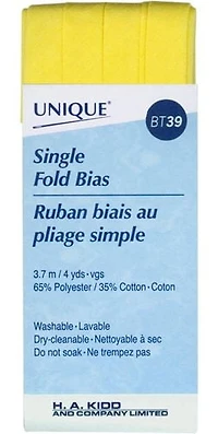 Biais au pliage simple Unique 13 mm x 3,7 m
