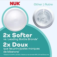 Biberon à débit moyen NUK Match parfait, 240 mL (8 oz)