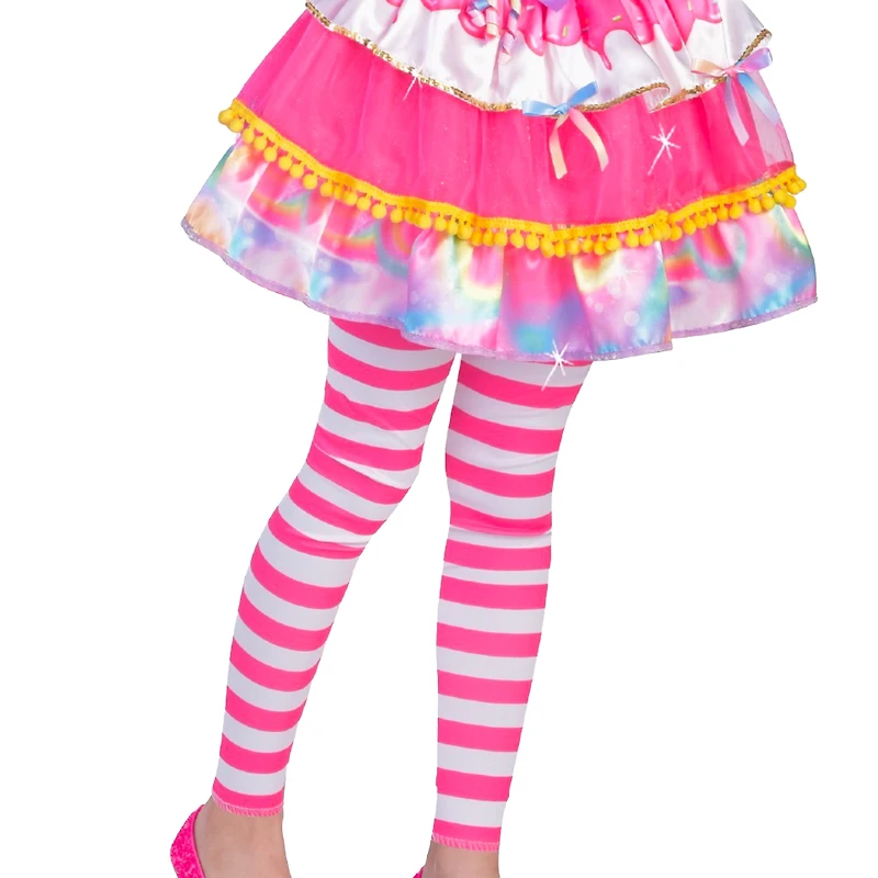 Candy Girl Halloween Costume for Kids Girls, Size L, Pink, by Way to Celebrate