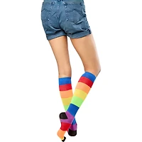 Rubies Rainbow Striped Socks, One Size