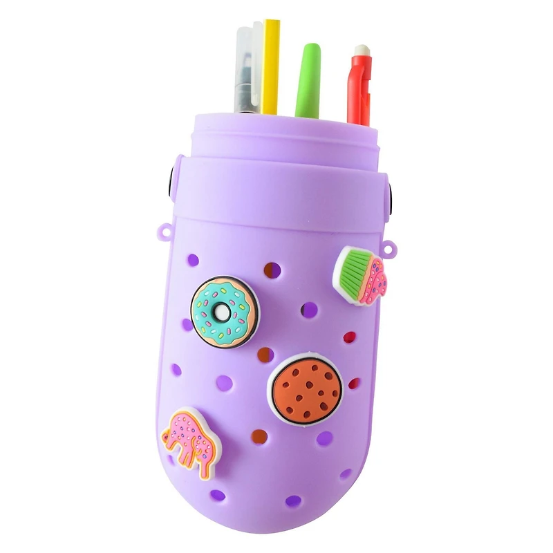 Art 101 Charm Pencil Pouch, Purple