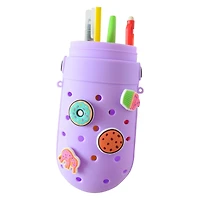 Art 101 Charm Pencil Pouch, Purple
