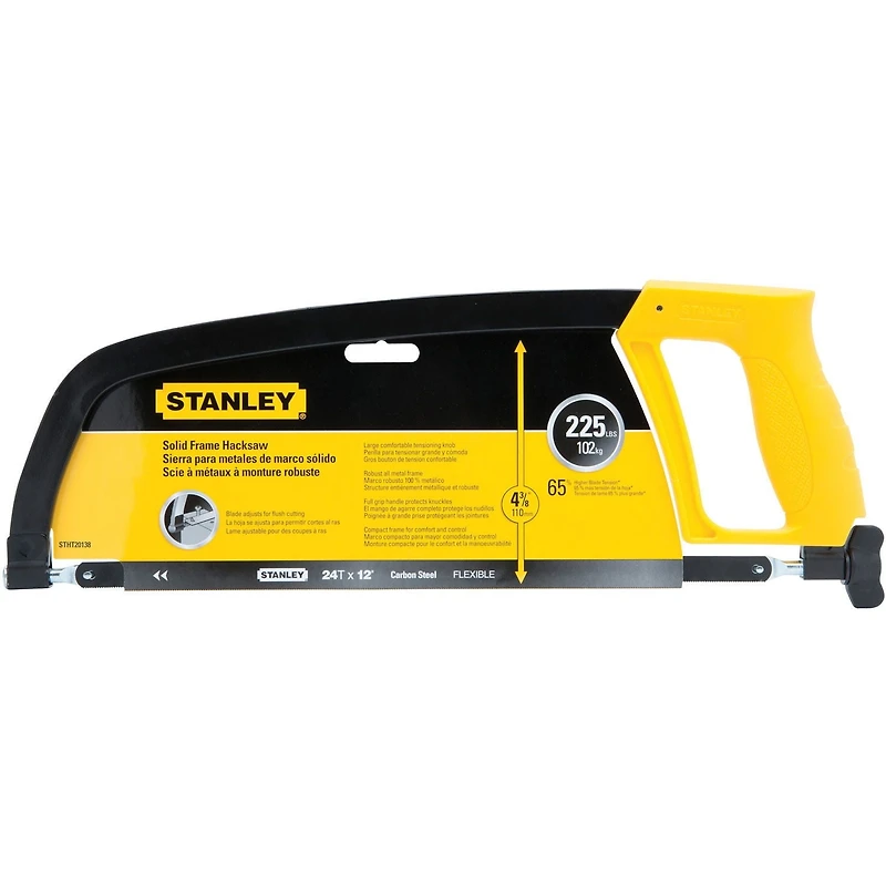 Stanley STHT20138 Solid Frame Hack Saw