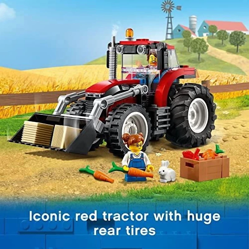 LEGO City Le tracteur 60287, Ensemble de construction (148 pièces)