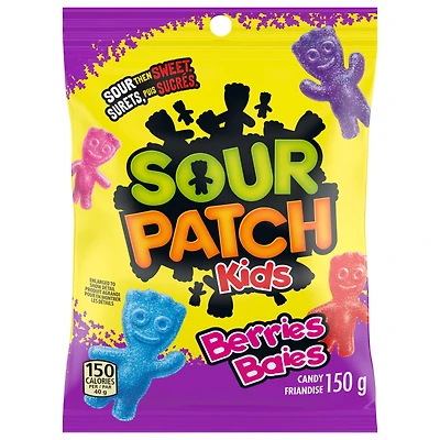Sour Patch Kids Berries Candy, Sour then Sweet, Gummy Candy 150 g