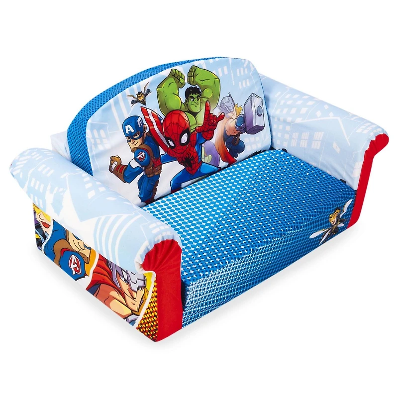 Mobilier Marshmallow - Canapé dépliable 2-en-1 pour enfants, Marvel Super Hero Adventures, par Spin Master