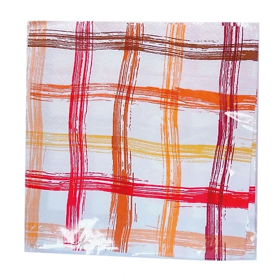 Grid Paper Napkins, 18CT