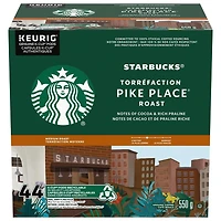 Capsules Starbucks PIKE PLACE Torr. moyenne Keurig K-Cup 44 un. PIKE PL. K-Cup 44 x 12 g 44 unites