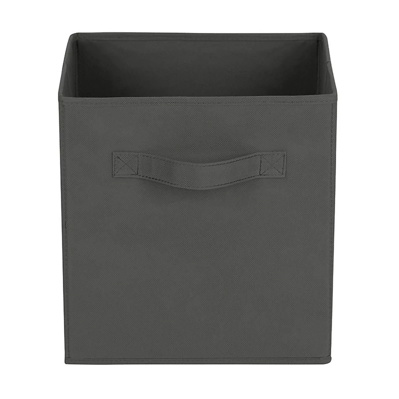 Mainstays Storage Cube Fabric Basket Bin - Foldable, Great for Nursery, Playroom, Closet, Home Organization