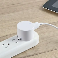 Trousse de chargement mural USB 2,4 A avec câble USB vers USB-C de 0,9 m (3 pi) de onn. Prise pliable