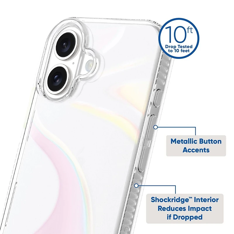 Iridescent Illusion - Coque de téléphone haute couture pour iPhone 16