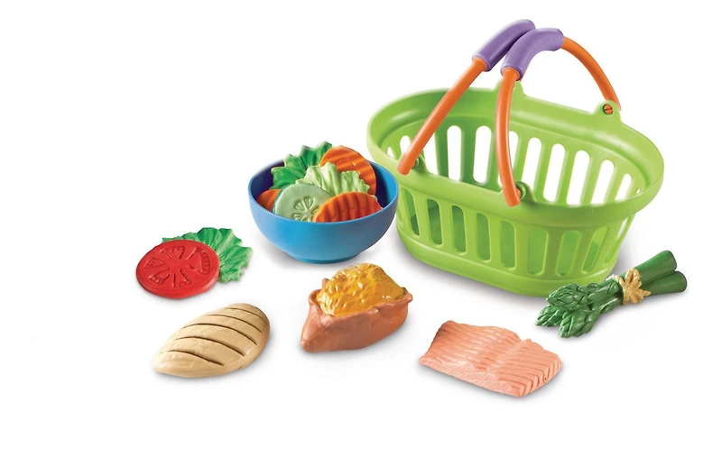 Ensemble de paniers d'aliments sains (petit-déjeuner, déjeuner, dîner), par Learning Resources