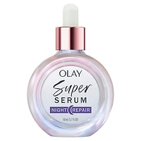 Super sérum réparateur de nuit 5 en 1 de Olay Sérum léger renouvelant pour le visage  Soin de la peau correcteur de rides avec acide salicylique, niacinamide, acide lactique, glycérine, peptide 50ML