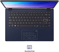 Ordinateur portable ultramince L410 ASUS, écran FHD de 14 pouces,  Intel®Pentium® N5030, mémoire de 4 Go, disque de stockage de 128 Go, pavé numérique, Microsoft 365 pour un an, couleur noir étoilé