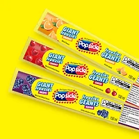 Popsicle Giant Freezies - Orange, Cherry, Grape - 27 x 150 ml, 27 x 150 ml