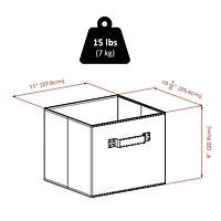 Banc de rangement Addison de Winsome Trading Inc. 4 pièces avec 3 paniers en tissu pliables