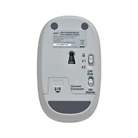 onn. Slim Wireless Mouse with Bluetooth Wireless Technology, Connect 3 Devices Simultaneously