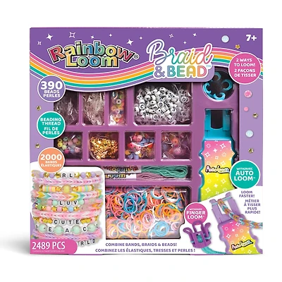 Rainbow Loom Braid and Bead Jewelry Kit