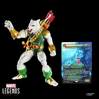 Marvel Legends Series Magic: The Gathering Man-Wolf, Spider-Man Action Figure plus Exclusive Foil Trading Card
