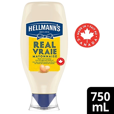 Hellmann's Real Mayonnaise, 750 mL Mayonnaise