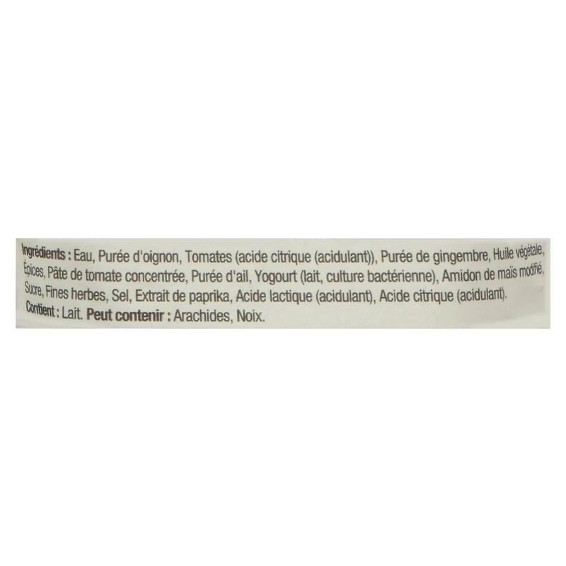 Patak's Sauce Épicée au Cumin & au Gingembre pour Deux