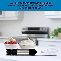 Kenmore Mixeur à Immersion 400W avec Hachoir à Aliments et Fouet, Outil Polyvalent pour Smoothies et Soupes