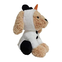 PLUSH SNOWMAN DOG - FRENCH PLUSH SNOWMAN DOG - FRENCH