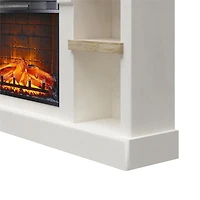 Mr. Kate Winston Fireplace Mantel with Built-in Bookshelves