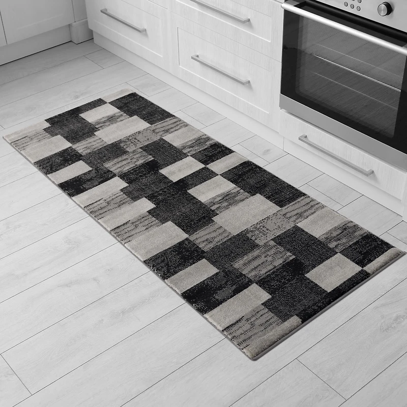 Rug Branch Montage Collection Modern Geometric Runner Area