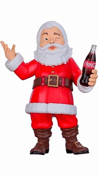 12 cm (4 pouces) Minix Collectible Figurine Coca Cola - Santa
