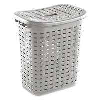 Sterilite Panier à Linge Tressé, gris