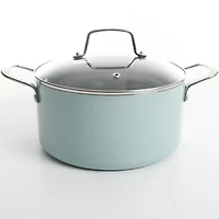 Martha Stewart 10-Piece Nonstick Cookware Set, Martha Blue