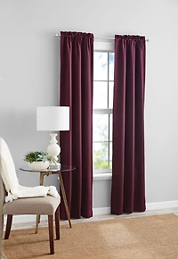Mainstays Room Darkening 84" Rod Pocket Window Panel Pair
