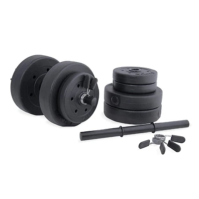 Ensemble d'haltères en vinyle de 40 lb (18 kg) de CAP Barbell