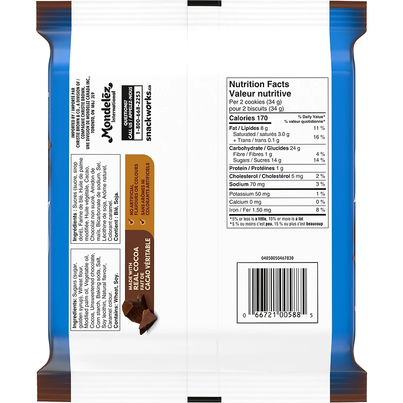 Biscuits-sandwiches Fudgee-O Double crème 303g