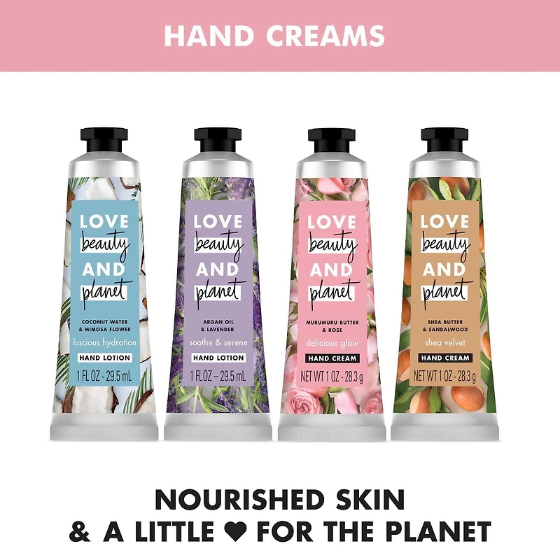 Crème pour les mains Beurre de Muru et huile de rose Love Beauty and Planet
