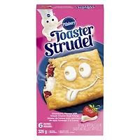 Toaster Strudel Saveur de fraises avec garniture de style fromage à la crème de Pillsbury 6 pâtisseries, 326 g