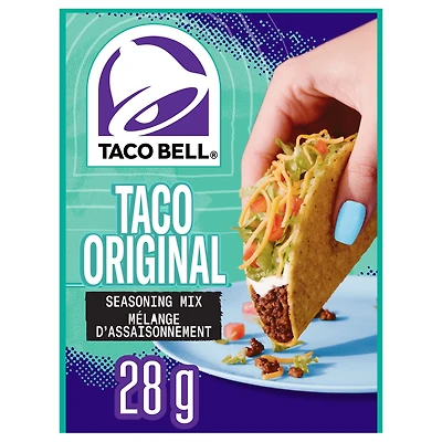 Taco Bell Original Taco Seasoning Mix, 28 g Packet, TB ORIG SEASONING