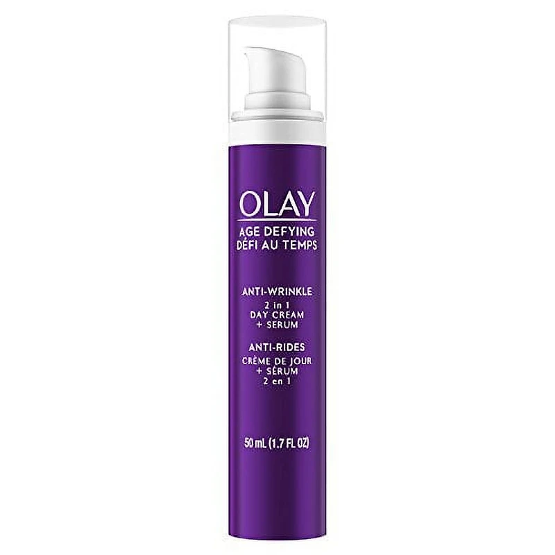 Olay Défi au Temps 2 en 1 Crème de Jour Anti-Rides + Sérum