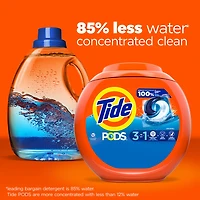 Détergent à lessive Tide PODS, détachant, éliminateur d’odeurs et protège-couleur 3 en de savon à lessive concentré, parfum Original