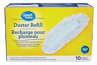 Great Value recharge pour plumeau 180° 10 plumeaux jetables