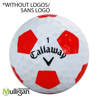 Mulligan - 48 balles de golf récupérées Callaway Chrome Soft Truvis 5A Pristine, Rouge