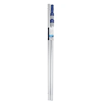 Perche télescopique en aluminium Mainstays de 4,2 mètres pour piscine, coloris argent et bleu.
