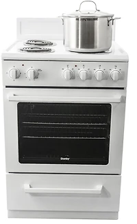 Danby DERM240WC 24" Wide Electric Range in White