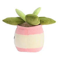 Façon de célébrer 10inch spandex plants peluche jouets -Rose et Beige